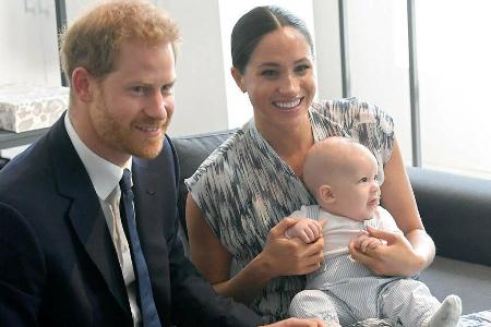 Prinz Harry und Herzogin Meghan mit Söhnchen Archie 2019