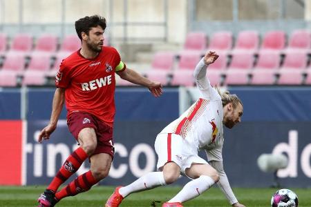 Kapitän Hector zurück im Kölner Mannschaftstraining