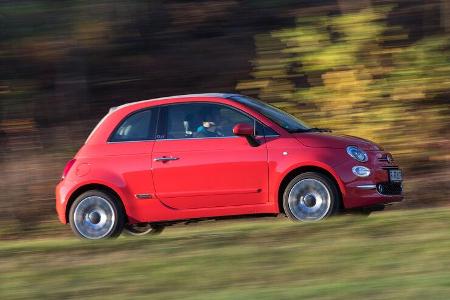 Fiat 500, Seitenansicht