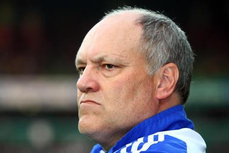 Trotz der strengen Miene kann Martin Jol mit seiner Saison beim HSV durchaus zufrieden sein: Unter dem Strich steht Platz fü...