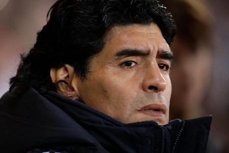 Diego Maradona File Photo File photo dated 19-11-2008 of Di...