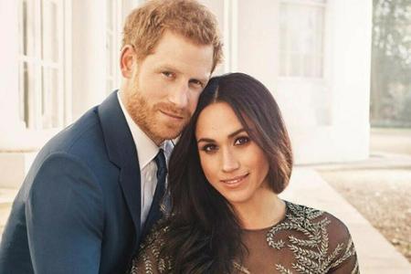Prinz Harry und die US-amerikanische Schauspielerin Meghan Markle auf dem offiziellen Verlobungsfoto im Dezember 2017 - der ...