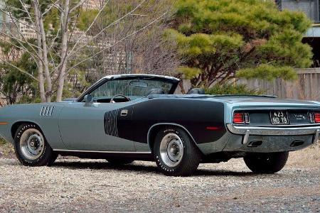 1971er Plymouth Hemi Cuda Convertible mit Handschaltung