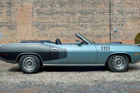 1971er Plymouth Hemi Cuda Convertible mit Handschaltung