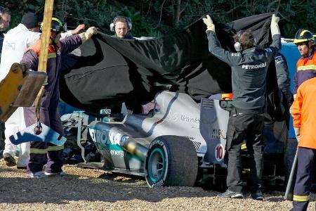 Lewis Hamilton Mercedes F1 Test Jerez 2013 Highlights