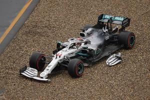 Hamilton mit seltenem Fahrfehler