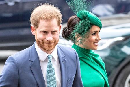 Prinz Harry und Herzogin Meghan bei einem Auftritt in London