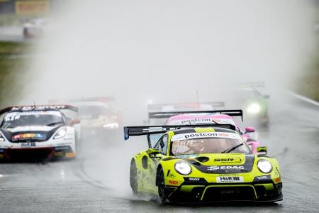 Gewonnen im Reifenpoker: Erster Saisonsieg im ADAC GT Masters für Ammermüller/Jaminet Gewonnen im Reifenpoker: Erster Saisonsieg im ADAC GT Masters für Ammermüller/Jaminet