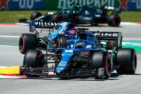 Fernando Alonso - Alpine - GP Spanien - Barcelona - Formel 1 - Samstag - 8.05.2021