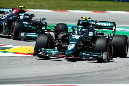 Sebastian Vettel - Aston Martin - GP Spanien - Barcelona - Formel 1 - Samstag - 8.05.2021