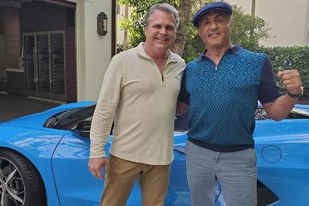 Sylvester Stallone bekommt seine Chevrolet Corvette
