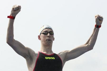 Freiwasserteam schwimmt zu EM-Silber Freiwasserteam schwimmt zu EM-Silber