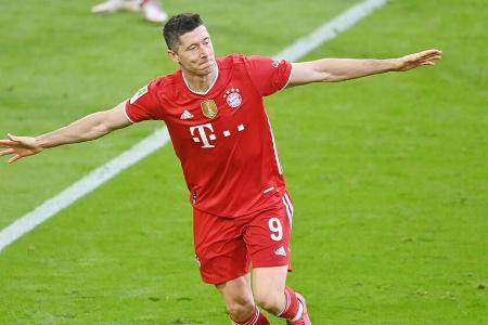 Im letzten Spiel der Saison kommende Woche kann Robert Lewandowski den Müller-Rekord sogar noch brechen.