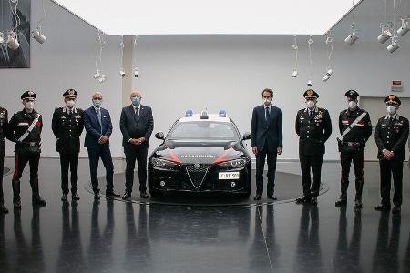 05/2021, Alfa Romeo Giulia Polizeiauto Carabinieri Italien