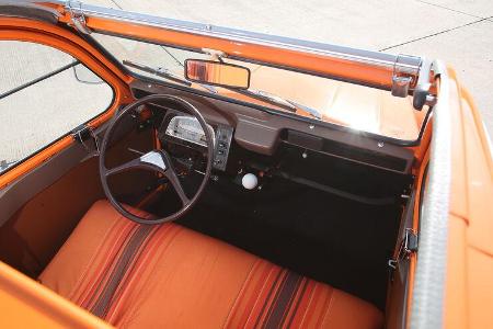 Citroën 2CV 6, Interieur, Fahraufnahme