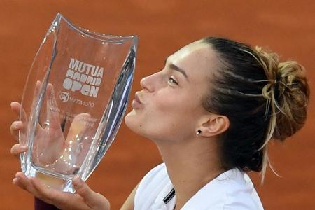 WTA: Sabalenka gewinnt Finale in Madrid