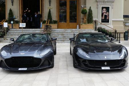 Aston Martin - Ferrari - Luxusautos - Formel 1 - GP Monaco - 21. Mai 2021