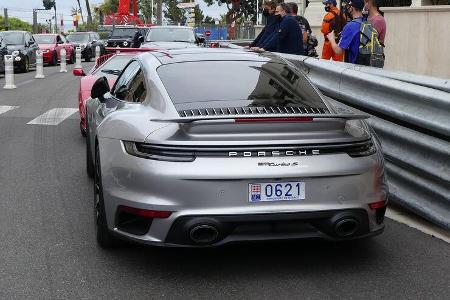 Porsche 911 Tubro S - Luxusautos - Formel 1 - GP Monaco - 21. Mai 2021