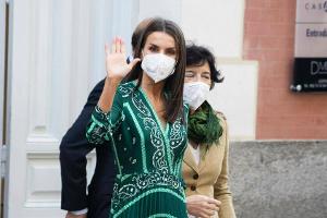 Letizia von Spanien glänzt in einer smaragdgrünen Robe