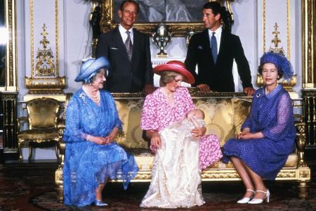 Christening of first son, William, of Prince Charles and Dia...