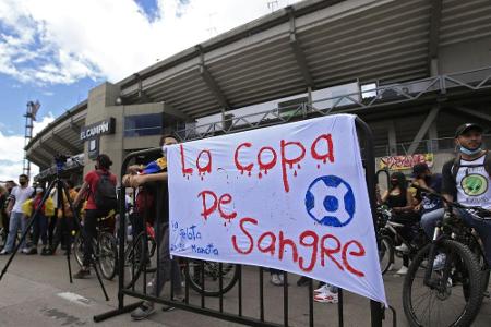 Unruhen in Kolumbien: Copa America wird nur in Argentinien gespielt