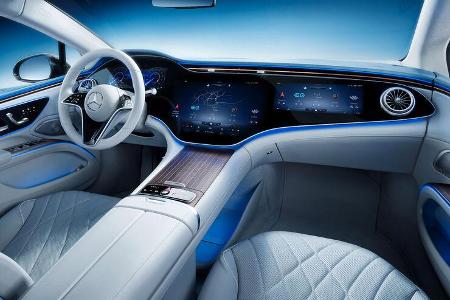 Mercedes EQS Interieur Hyperscreen