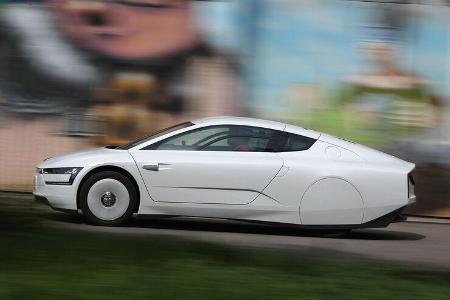 VW XL1, Seitenansicht