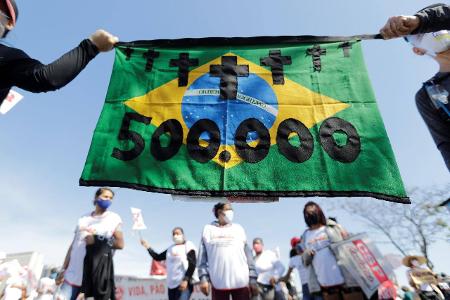 Halbe Millionen Corona-Tote Brasilien