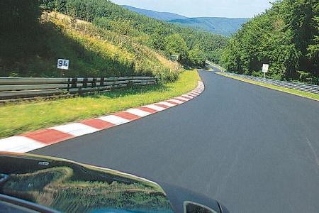 Nürburgring, Nordschleife, Kurven, Ideallinie