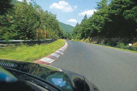 Nürburgring, Nordschleife, Kurven, Ideallinie