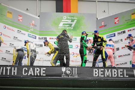 Podium - 24h-Rennen Nürburgring - Nürburgring-Nordschleife - 6. Juni 2021
