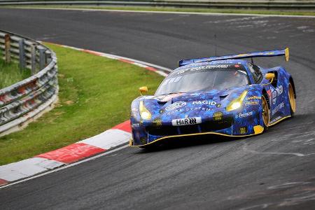 Ferrari 488 GT3 - Hella Pagid - racing one - Startnummer #14 - Klasse: SP 9 (FIA-GT3) PRO-AM - 24h-Rennen - Nürburgring - No...
