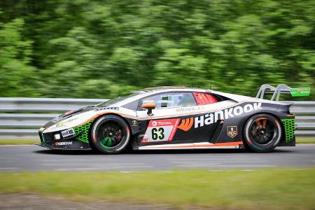 Lamborghini Huracan GT3 Evo - Hankook FFF Racing Team - Startnummer #63 - Klasse: SP 9 (FIA-GT3) - 24h-Rennen - Nürburgring ...