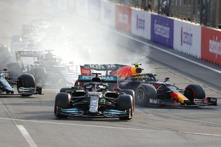 Lewis Hamilton - Mercedes - GP Aserbaidschan 2021 - Baku - Rennen