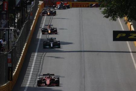 Charles Leclerc - Ferrari - GP Aserbaidschan 2021 - Baku - Rennen