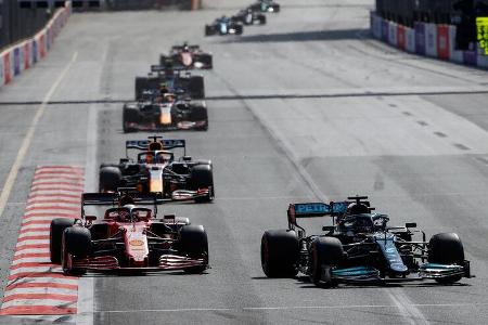 Lewis Hamilton - Mercedes - GP Aserbaidschan 2021 - Baku - Rennen