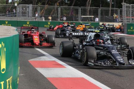 Pierre Gasly - Alpha Tauri - GP Aserbaidschan 2021 - Baku - Rennen