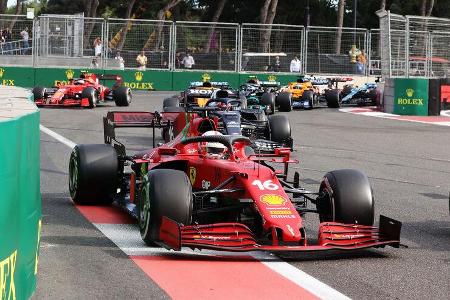Charles Leclerc - Ferrari - GP Aserbaidschan 2021 - Baku - Rennen