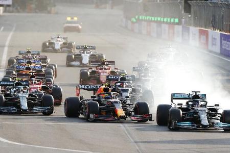 Lewis Hamilton - Mercedes - GP Aserbaidschan 2021 - Baku - Rennen