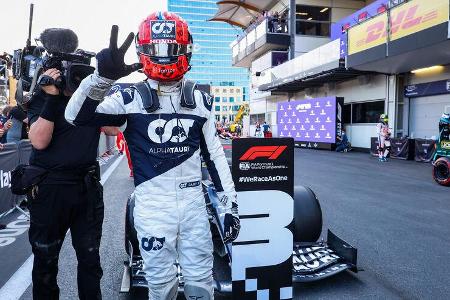 Pierre Gasly - Alpha Tauri - GP Aserbaidschan 2021 - Baku - Rennen