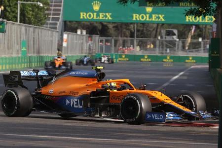 Lando Norris - McLaren - GP Aserbaidschan 2021 - Baku - Rennen