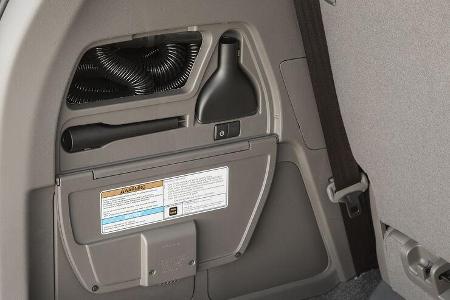 Eingebauter Staubsauger im Honda Odyssey