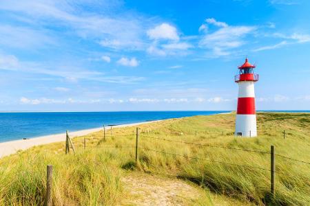 Die Nummer eins der deutschen Inseln ist Sylt. Besonders schön ist hier der Strand Ellenbogen mitten im Naturschutzgebiet. H...