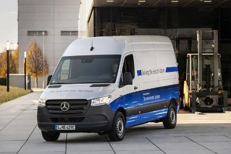 Mercedes e-Sprinter Transporter mit Elektroantrieb