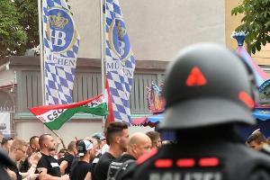 Lage in München vor EM-Spiel "ruhig"