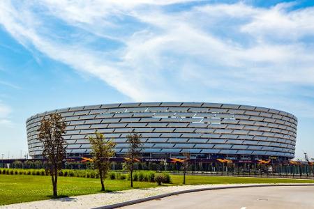 Relativ neu ist das Nationalstadion von Aserbaidschan. 2015 eröffnet, können hier bei Vollauslastung 69.870 Fußballbegeister...