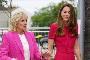 Erstes Treffen von First Lady Jill Biden und Herzogin Kate