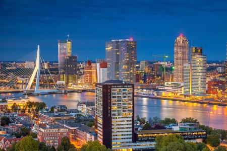 Platz 6: Rotterdam verzeichnet in den Top zehn den zweithöchsten Wert in Sachen Luftqualität. In der holländischen Hafenstad...