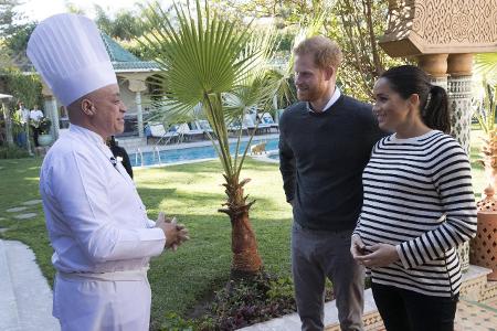 Herzogin Meghan und Prinz Harry Kochschulvorführung Rabat