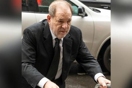 Harvey Weinstein bei seinem Prozess in New York